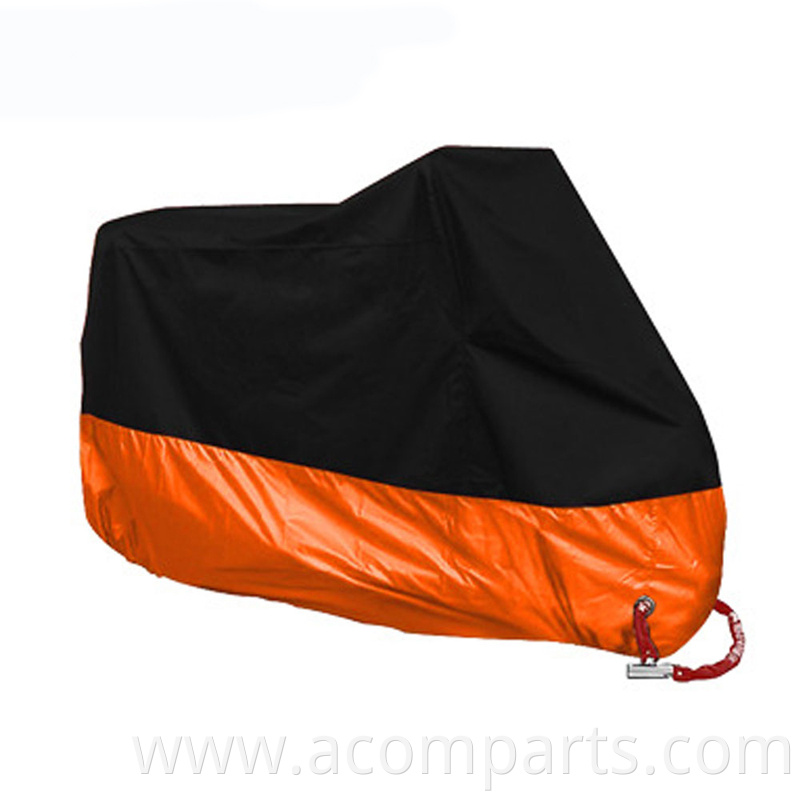 Multiple solid colors outdoor shelter garage oxford heavy duty motorcycle bike cover for sale